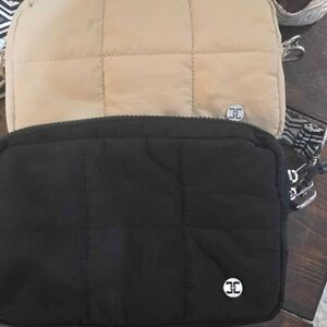 Stylish Black and Tan Quilted Womens Bag